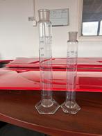 glazen maatcilinders, Ophalen