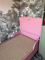 Antiek houten kinderbed, Ophalen, 85 tot 100 cm, Gebruikt, Lattenbodem