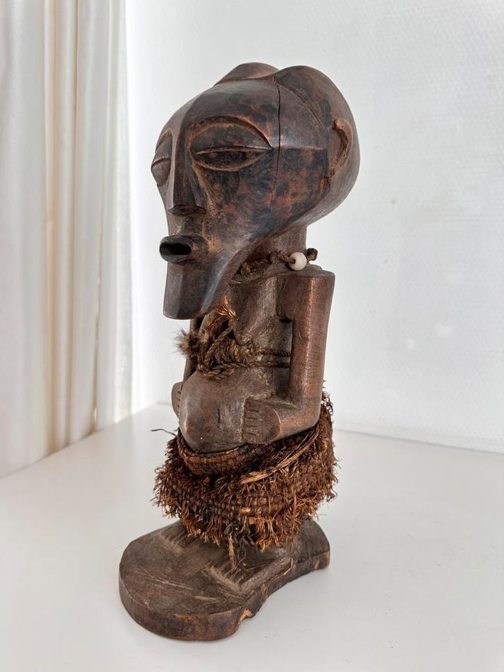 Zeer oude Songye Fetisj krachtbeeld privé Coll. Matadi 1950, Antiek en Kunst, Kunst | Niet-Westerse kunst, Ophalen of Verzenden
