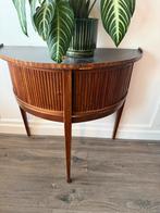 Vintage houten kastje met schuifdeurtjes, Ophalen, Minder dan 50 cm, Gebruikt, Minder dan 25 cm