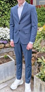 Blauw Kostuum - Gala Gedragen, Kleding | Heren, Ophalen of Verzenden, Zo goed als nieuw, Maat 48/50 (M), Blauw