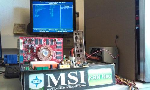 MSI K8N Neo Platinum Edition, Computers en Software, Moederborden, Gebruikt, Overige typen, DDR, Ophalen