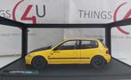 Solido 1:18 Honda Civic EG6 Spoon 1991 geel/matt zwart, Ophalen of Verzenden, Nieuw, Auto, Solido