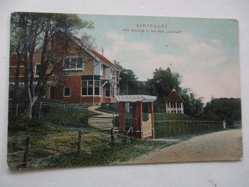 SA30 Santpoort - Villa Duinwijk in het Park "Duinlust", Verzamelen, Ansichtkaarten | Nederland, Ongelopen, Noord-Holland, 1920 tot 1940