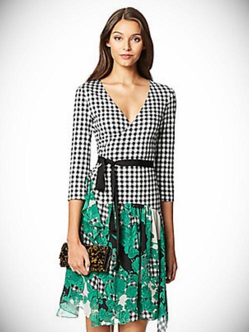 Diane von Furstenberg wikkeljurk, zijde, 36/38 Nieuw, Kleding | Dames, Jurken, Nieuw, Maat 38/40 (M), Verzenden