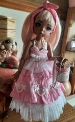 Mooie jurk met accessoires, bjd 1/6, blythe, pullip IZGST, Verzamelen, Poppen, Ophalen of Verzenden, Zo goed als nieuw, Kleertjes