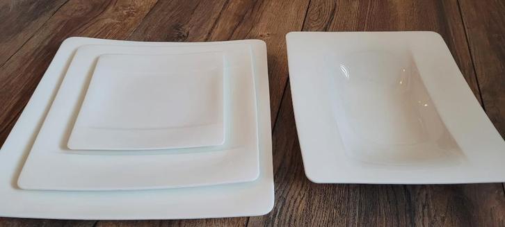 Villeroy en boch modern grace set, Huis en Inrichting, Keuken | Servies, Gebruikt, Compleet servies, Overige stijlen, Porselein