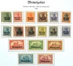 Mooie verzameling Duitse Rijk Memel, Verzenden, Buitenland