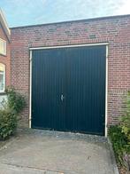 Houten garagedeuren (gratis), Doe-het-zelf en Verbouw, Deuren en Horren, Ophalen, Gebruikt, Garagedeur, 120 cm of meer