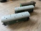 Fleischmann 2 x pers.rijtuig 5002, 1 x bagage rijtuig 5005,, Hobby en Vrije tijd, Modeltreinen | H0, Fleischmann, Ophalen of Verzenden