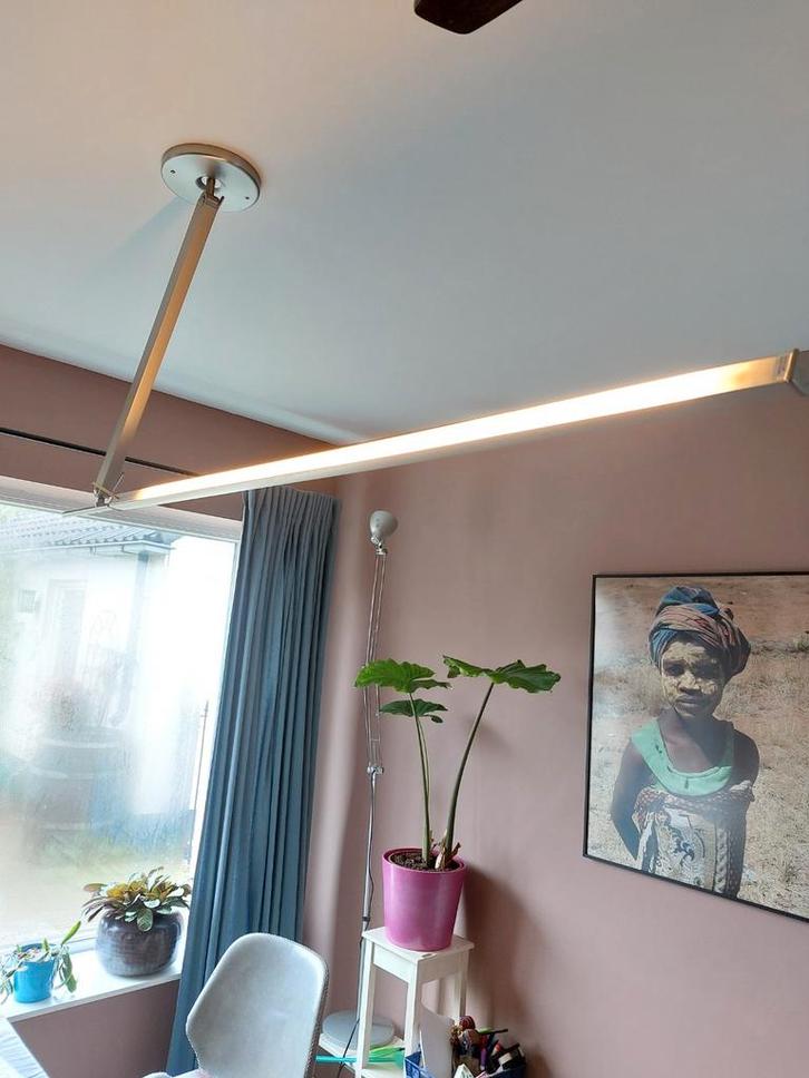 Verstelbare design plafondlamp met ingebouwde dimmer, Huis en Inrichting, Lampen | Hanglampen, Minder dan 50 cm, Ophalen
