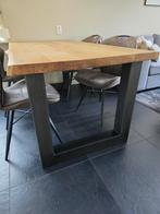 Eikenhout stamboom eettafel 180x90cm, Huis en Inrichting, Tafels | Eettafels, Eikenhout, Zo goed als nieuw, Vijf personen of meer