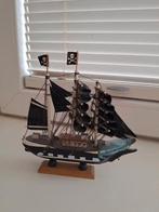 Houten Piratenschip, Verzamelen, Scheepvaart, Ophalen of Verzenden, Zo goed als nieuw, Zeilboot, Schaalmodel
