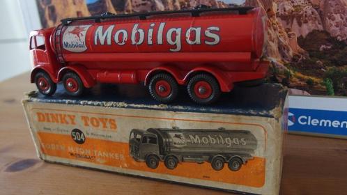 Foden nr. 504 Mobilgas Tanker uit 1952 met org. Box zie adv!, Hobby en Vrije tijd, Modelauto's | 1:43, Zo goed als nieuw, Bus of Vrachtwagen