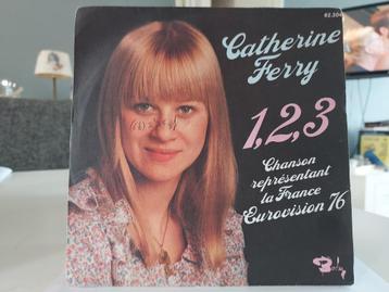 7" Single Catherine Ferry - 1, 2, 3, / Petit Jean beschikbaar voor biedingen
