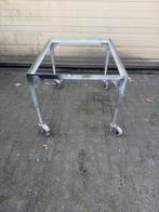 Verrijdbare aluminium bok tafel maten zie foto’s, Ophalen, Gebruikt, Transportkar