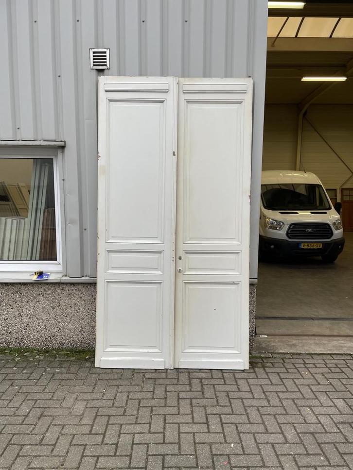Prachtige antieke massieve ensuitedeuren, Doe-het-zelf en Verbouw, Deuren en Horren, Zo goed als nieuw, Binnendeur, 215 cm of meer