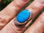 Vanoli - 925 zilveren ring met turquoise maat 17, Sieraden, Tassen en Uiterlijk, Ringen, Daiva1973@hotmail.com, Vanoli, Blauw