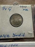 13 kwartjes Nederlands Indië, Postzegels en Munten, Munten | Nederland, Ophalen, Setje, Zilver, 25 cent