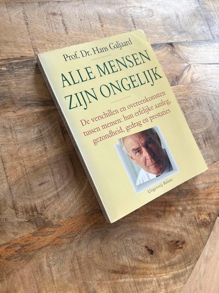 Alle mensen zijn ongelijk - Hans Galjaard, Boeken, Psychologie, Gelezen, Overige onderwerpen, Ophalen of Verzenden