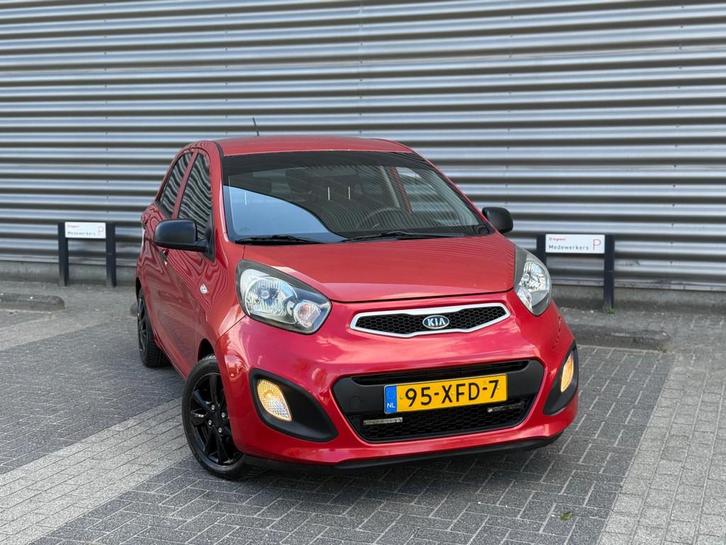 Kia Picanto 1.0 CVVT (bj 2012) 5-DEURS AIRCO/124000 KM/ZUINI, Auto's, Kia, Bedrijf, Te koop, Picanto, ABS, Airbags, Airconditioning