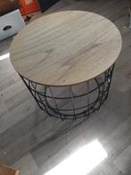 tafeltje, Minder dan 55 cm, Rond, Hout, Ophalen