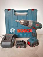 Professionele Bosch GSR14,4 V accuboormachine, complete set, Doe-het-zelf en Verbouw, Gereedschap | Boormachines, Ophalen, Gebruikt