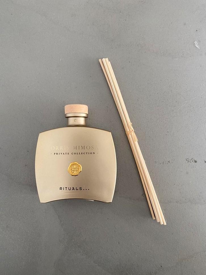 Nieuw Orris Mimosa geurstokjes 100 ml ZD, Huis en Inrichting, Woonaccessoires | Kandelaars en Kaarsen, Zo goed als nieuw, Minder dan 25 cm