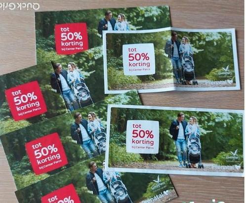 CENTERPARCS hoogste KORTING! (Reactie in 10 minuten), Tickets en Kaartjes, Kortingen en Cadeaubonnen, Bungalowpark, Kortingsbon