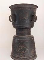 Oude bronzen Moko drum van Alor bruidsschat trommel Indones, Ophalen of Verzenden