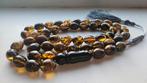 Baltische amber barnsteen tesbih ketting, Ophalen of Verzenden, Overige materialen, Ketting