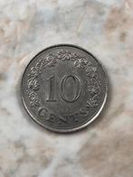 10 cent 1972, Malta., Verzenden, Overige landen, Losse munt