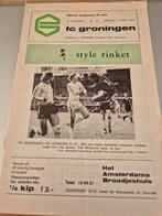 FC GRONINGEN  - WAGENINGEN, Verzamelen, Sportartikelen en Voetbal, Ophalen of Verzenden, Overige binnenlandse clubs