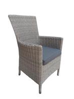 Tuinstoel Atlanta dining hoge rug Kubu Grey | min afname 4 s, Ophalen, Nieuw, Wicker
