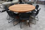Max & Luuk Tuinset Amy | Showmodel, Tuin en Terras, Ophalen, Teakhout, Tuinset, Eettafel