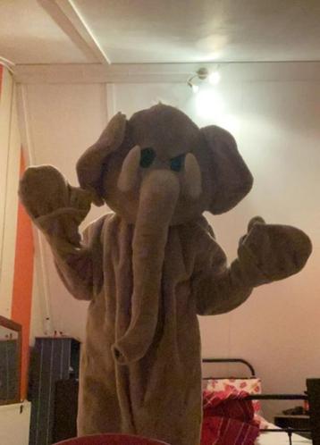 olifant mascotte pak / kostuum te koop beschikbaar voor biedingen