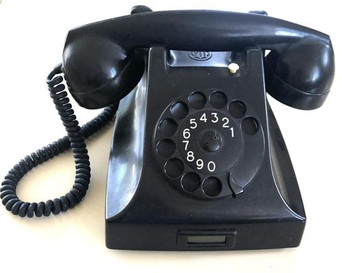 PTT Telefoon bakeliet van   1955, Telecommunicatie, Vaste telefoons | Niet Draadloos, Gebruikt, Bakeliet, Ophalen
