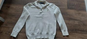 Zipp trui Ralph Lauren. Off White Maat S beschikbaar voor biedingen