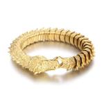Draken armband 18k vol goud, ook beschikbaar met diamant, Sieraden, Tassen en Uiterlijk, Armbanden, Ophalen of Verzenden, Zo goed als nieuw