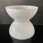 Diabolo vaas, Huis en Inrichting, Woonaccessoires | Vazen, Ophalen, Wit, Minder dan 50 cm, Glas