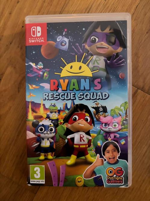 Ryan’s Rescue Squad, Spelcomputers en Games, Games | Nintendo Switch, Zo goed als nieuw, Overige genres, 1 speler, Vanaf 3 jaar