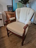 Houten fauteuil, Ophalen, Zo goed als nieuw, 75 tot 100 cm, 50 tot 75 cm