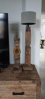 Landelijk, Huis en Inrichting, Lampen | Tafellampen, Ophalen, Zo goed als nieuw, Minder dan 50 cm