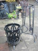 Haardplaat haardscherm haardstel blaaspijp pook tang enz..., Ophalen, Vrijstaande haard, Elektrische haard