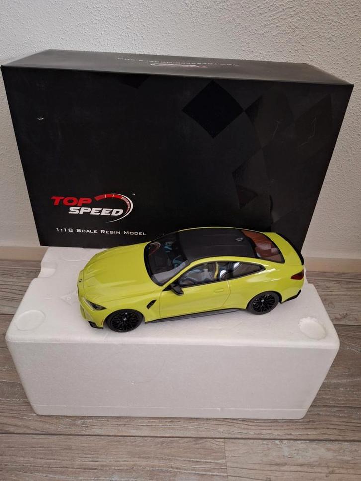 Bmw M4  G82 Competition 1:18 Top Speed TS0348, Hobby en Vrije tijd, Modelauto's | 1:18, Zo goed als nieuw, Auto, Ophalen of Verzenden