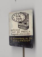 TikTak Koffie Kranenburg Nieuwkoop speldje, Verzamelen, Gebruikt, Niet vindbaar, Niet vindbaar, Speldje of Pin