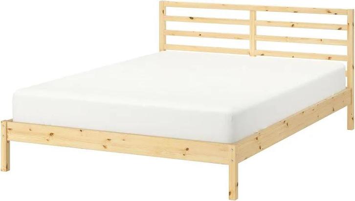 Ikea ledikant, Huis en Inrichting, Slaapkamer | Bedden, Zo goed als nieuw, Tweepersoons, 140 cm, 200 cm, Hout, Ophalen