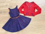 Retro zomerjurk van Morgan met bijpassend vest JBC maat XS, Morgan, Zo goed als nieuw, Maat 34 (XS) of kleiner, Boven de knie