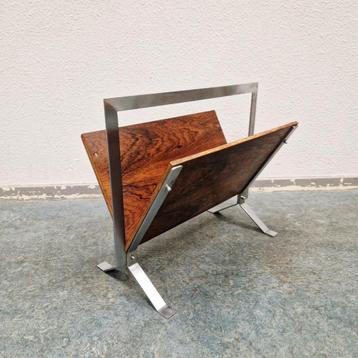 Vintage lectuurbak jaren 60 jaren 70 tijdschriftenrek beschikbaar voor biedingen