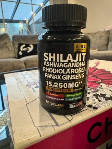 Shilajeet capsules-60 stuks-100% puur en natuurlijk beschikbaar voor biedingen